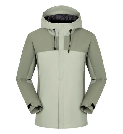Winter Casual Windproof Hooded Down Jacket Custom Printed Embroidery Company Logo High Quality Men's Hiking Outdoor Jacket 4xl