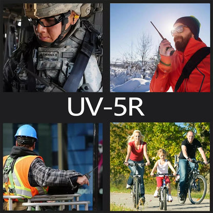 1/2PCS Baofeng UV 5R 5W 8W Walkie Talkie Portable Ham CB Radio Dual Band VHF UHF FM Transceiver Two Way Radio UV82 S9 K5 Plus