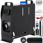 SucceBuy Diesel Heater 5/8KW Diesel Air Heater with Remote Control Low Noise Diesel Parking Heater Fit for RV Truck Camper Van