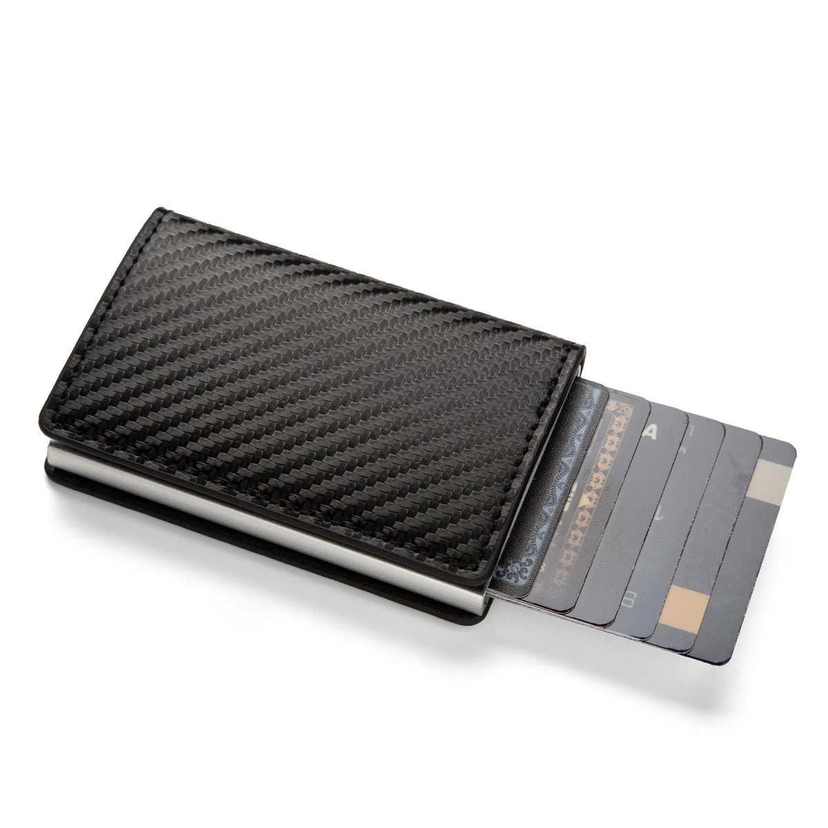 Anti Theft RFID Blocking Credit Card Holder Minimalist Slim Wallet Leather Card Case For Men Women Gift ID Badge