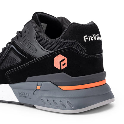 FitVille Men's Extra Wide Orthopedic Walking Shoes, Arch Support Lightweight Non Slip Running Sneakers, Pain Relief Footwear for Flat Feet, Plantar Fasciitis & Severe Heel Pain