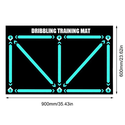 Durable non-slip football training mat Foldable carpet dribbling football training mat children's football indoor equipment