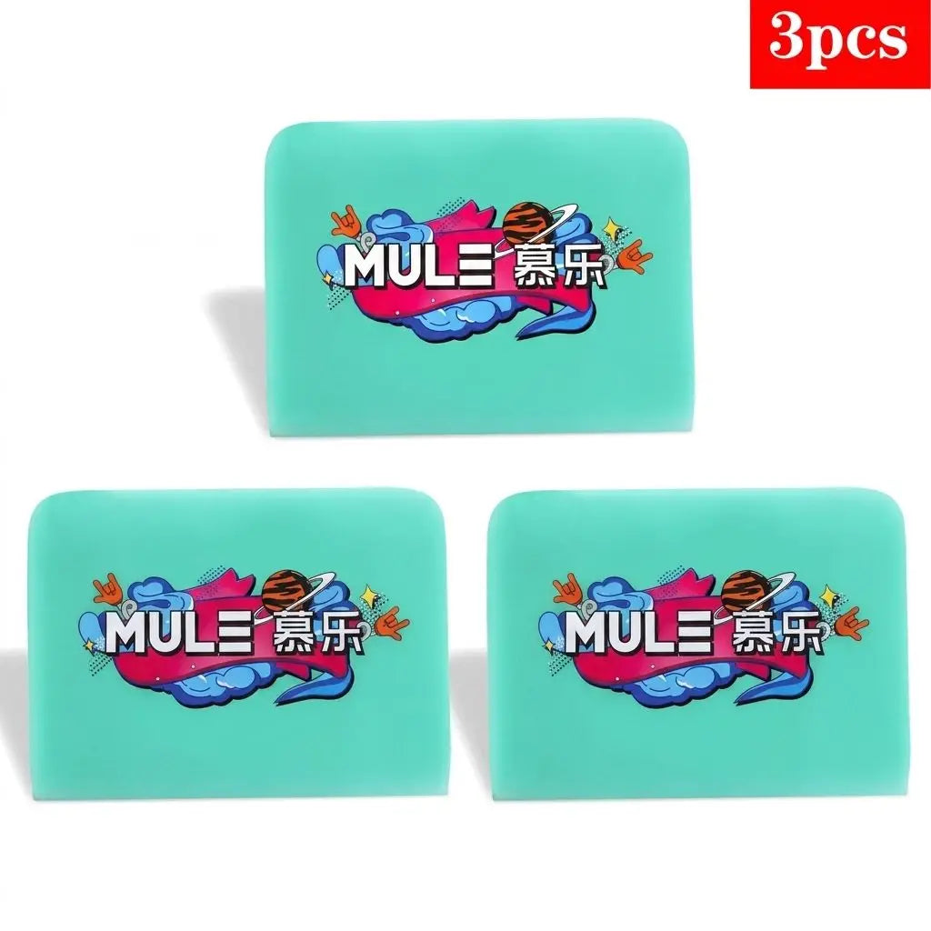 MULE Multi-Color TPU Car Vinyl Wrap Squeegee Scraper Auto PPF Film Installation Tool Essential Wrapping Tool for Professional Us