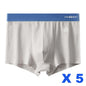 5 Pcs Men's Striped Funny Boxer Shorts Underwear Sexy Underpants Man Male Homme U Convex Shorts Lingerie Boxershorts  Panties