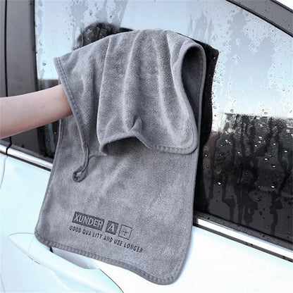 1-10PCS Car Wash Towel Ultra-fine Fiber Car Cleaning Cloth Soft Clean and Dry Cloth Edge Sealing Strong Water Absorption Rags