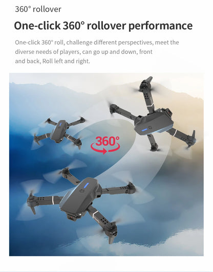 S529 New Drone 2.4G RC Quadcopter Drone 5G FPV WiFi Foldable With Mod Altitude Resistance NO Camera Wide-angle Shooting Boy Toy