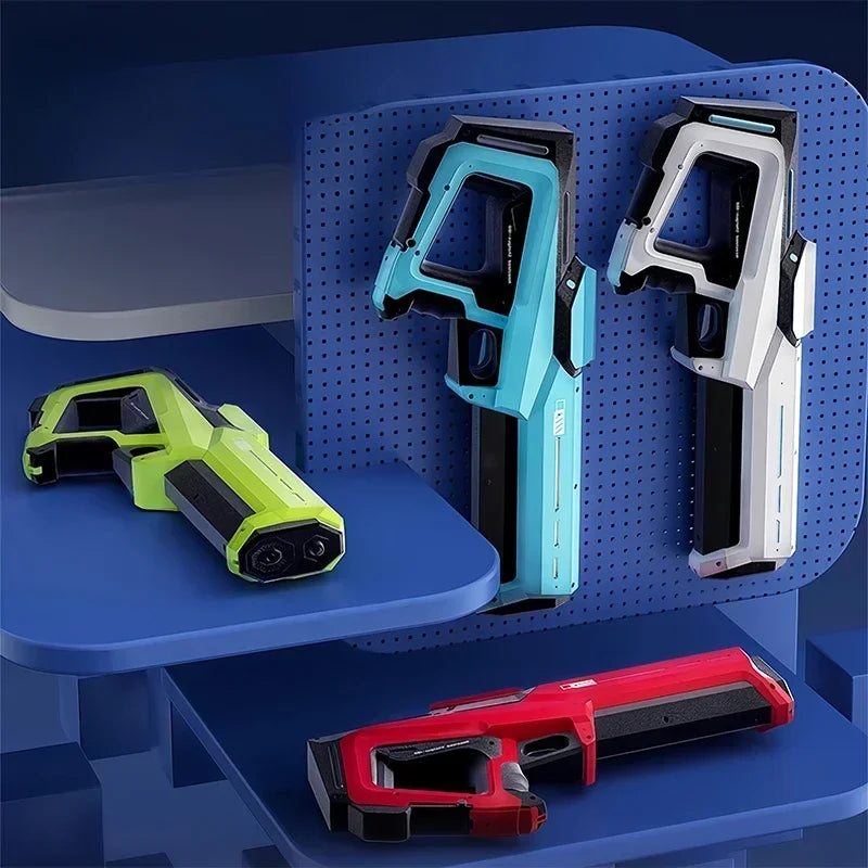 Electric Automatic Water Storage Gun Toys Portable Children Summer Beach Outdoor Fight Fantasy Spray Gun Toys Boy Kid Adult Game