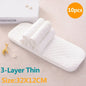 B caton 10pcs/5pcs Baby Reusable Diapers Washable Ecological Nappies Inserts Cotton Cloth Diapers for Children Breathable