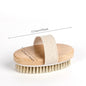 1PC Detachable Long Handle Bath Brush Natural Bristles Wooden Shower Brush Exfoliating Body Scrubber Back Massager Bathing Tools