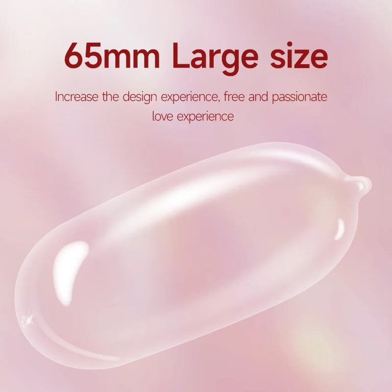 10pcs 65mm XXL Condoms Adults Toys For Men Long Sex Delay Ejaculation Super Thin Condoms G Spot Stimulation Penis Sleeve SexShop