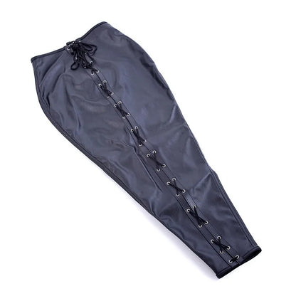 Fun Confinement Leggings Restraint Tight Bag for BDSM Sexy Mermaid Mummy Bare Feet Bag Hip All-inclusive Bag Bondage Bag