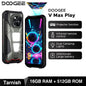 DOOGEE V Max Play 5G Projector Rugged Phone 6.78" Display 20500mAh Battery Dual Camping lights Dimensity 7300 NFC Smartphone