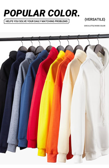 Customized DIY Print Men Woman Autumn Winter Hoodies Casual Classic Pullovers Simple Comfy Streetwear Soft Warm Sports Clothing