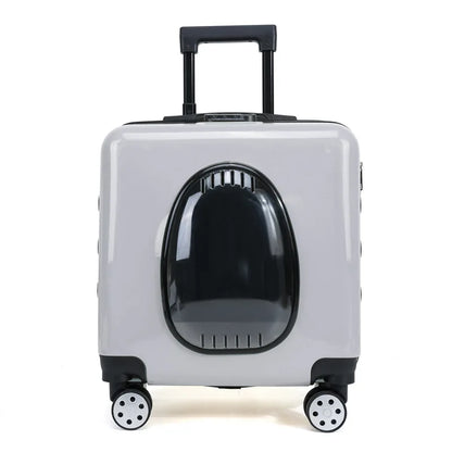 2026 New Multi Functional Small Pet Breathable Box, Cat Suitcase, Comfortable Outdoor Pet Suitcase, Travel Suitcase