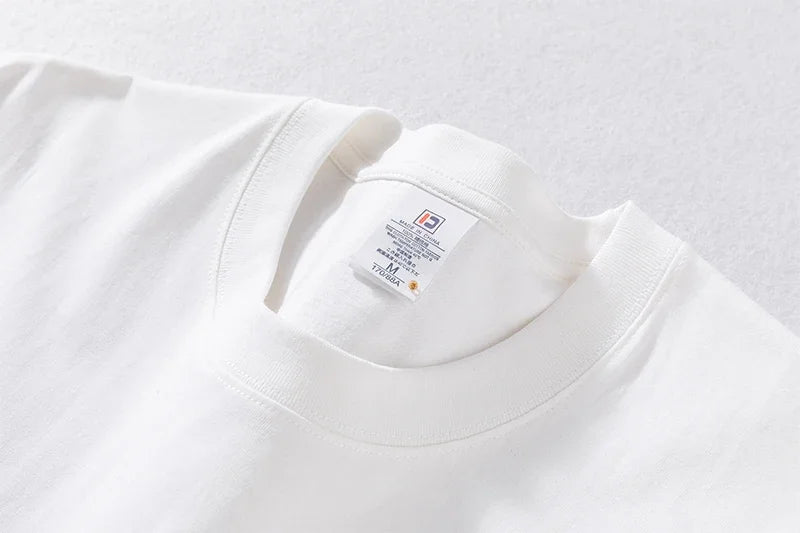 European Size 100% Pure Cotton Custom Men's T-Shirt Front and Back Logo Text Photos, Summer Breathable Short Sleeved Top2025