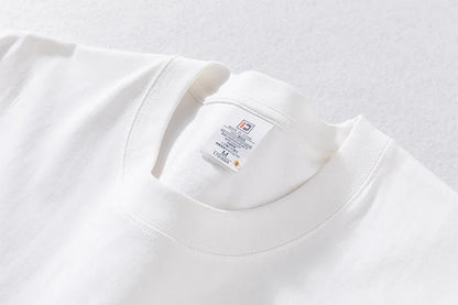 European Size 100% Pure Cotton Custom Men's T-Shirt Front and Back Logo Text Photos, Summer Breathable Short Sleeved Top2025