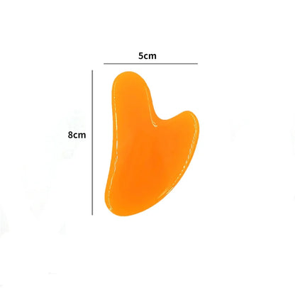 1Pcs Beeswax Guasha Scraping Massage Scraper Face Massager Acupuncture Gua Sha Board Acupoint Face Eye Care SPA Massage Tool