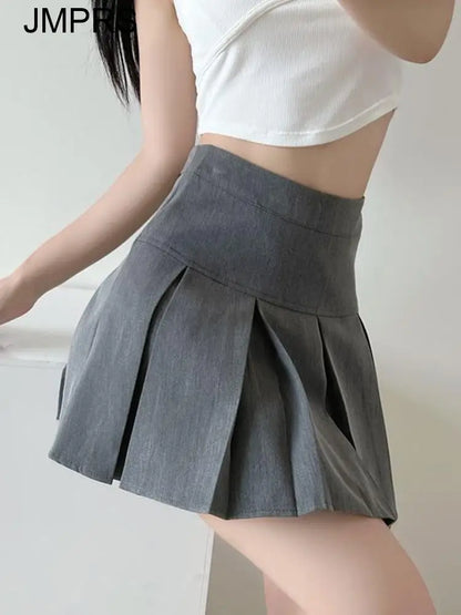JMPRS Fashion Warm Plush Pants Thick Plaid Women Casual Loose Wide Leg Trousers Korean Streetwear Straight Student Pants New