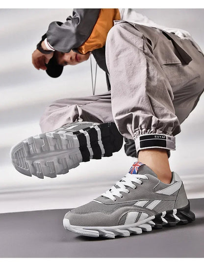 Brand Trend Size 38-48 Men's Wear-resistant Cushioning Thick-soled Fitness Sneakers Outdoor Breathable Running Shoes for Men