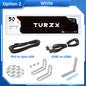TURZX 8.8 Inch USB Secondary Screen Type-C Desktop Extended Display TF Card Play 1920*480 IPS LCD CPU RAM GPU Monitor NO AIDA64