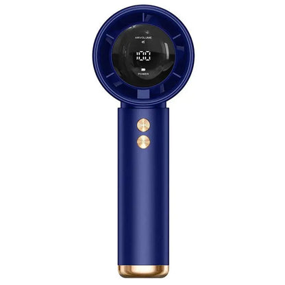 Lenovo Portable Handheld Turbo Fan 100-Speed Adjustable High Speed Cooling Fan USB Rechargeable Quiet Personal Fan for Travel