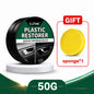 Car Plastic Restorer Leather Plastic Interior Panel Renewal Wax Coating Cream Repair Gloss Auto Rubber Tire Surface Polish Care
