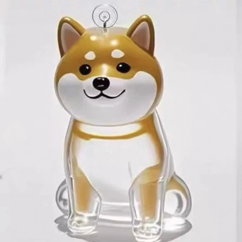 (HB05)Clear Puppy Hair Memorial Keepsake Capsule Pet Dog Fur Container DIY Pendant Keychain Decor Pet Lovers Home Display Gifts