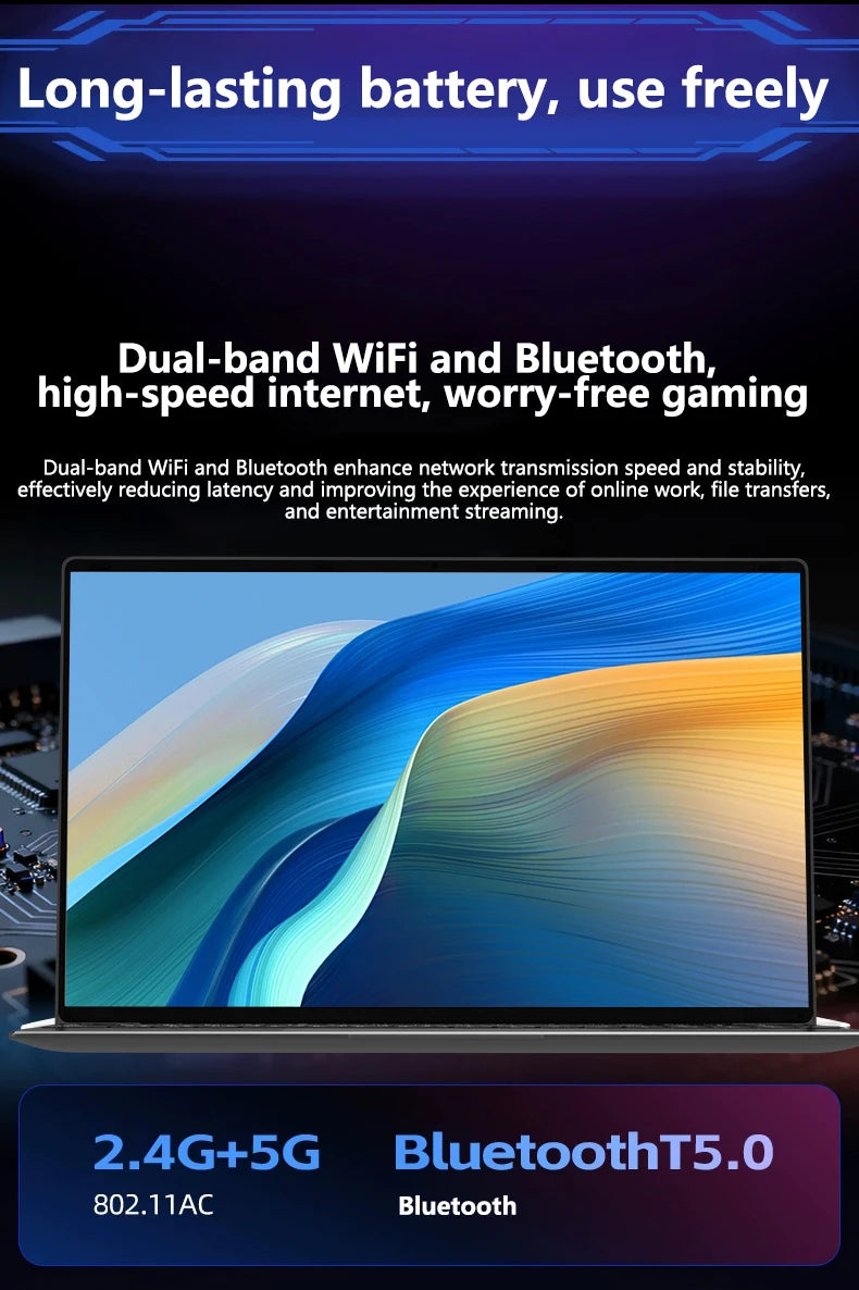 LENO Ultra Slim 14.1" Laptop  Intel Core i7 8650U 32GB 2TB Windows 11 Pro Gaming Computer PC Gamer office Notebook 1920*1080 HD