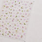 White Flower Petal Cherry Blossom Peach Blossom Falling Petal Floral Gradient 5D Self Adhesive Nail Art Sticker Manicure Decals