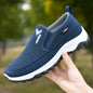 Men Running Hiking Sneakers Breathable Orthopedic Travel Plimsolls Slip On Comfortable for Outdoor Activity Hiking Walking