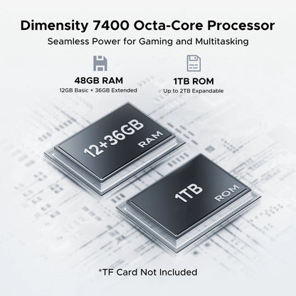 Phone robust DOOGEE S200 Ultra 5G AI 6,72 "Dimensity 7400 48 Go RAM (12 36) 1 To ROM battery 11000 mAh Android 15 NFC Smar