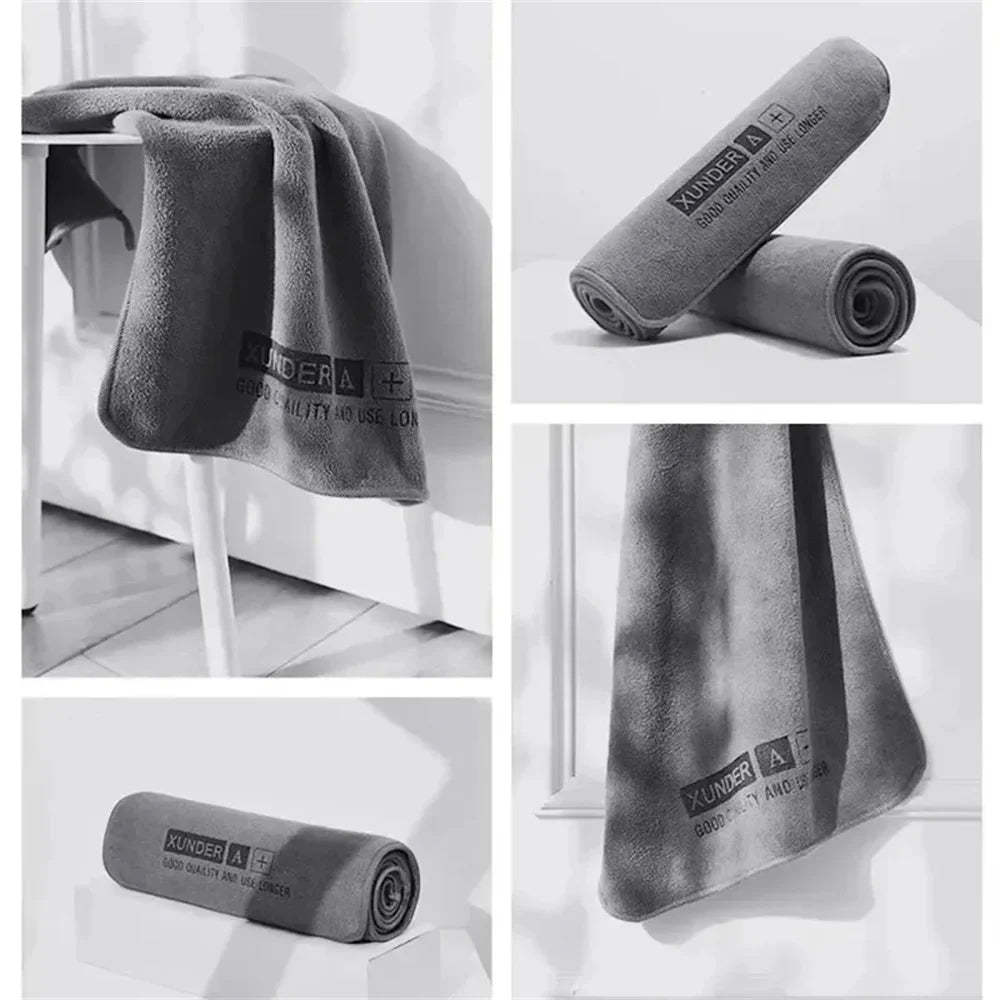 1-10PCS Car Wash Towel Ultra-fine Fiber Car Cleaning Cloth Soft Clean and Dry Cloth Edge Sealing Strong Water Absorption Rags