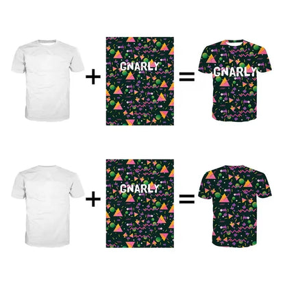 New DIY Pattern T-Shirt For Men Women Personalized Custom 3D Printed T Shirts Summer Casual Short Sleeve O-Neck Tops Street Tees
