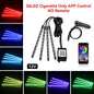 Neon 36 48 72 LED Car Interior Ambient Foot Light Kit Backlight Remote App Music Control Auto RGB Atmosphere Decorative Lamp