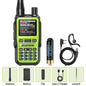 Baofeng UV-5R Mini Walkie Talkie Bluetooth Programming Wireless Copy Frequency Full Band 999CH AM FM Type-C Long Range Ham Radio