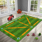 Durable non-slip football training mat Foldable carpet dribbling football training mat children's football indoor equipment