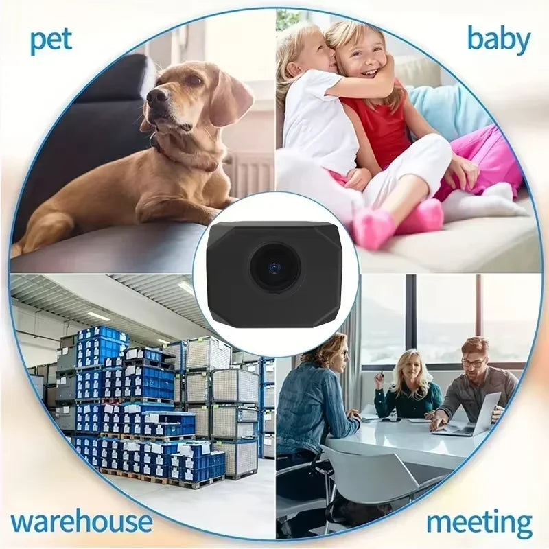 Lenovo 4K HD WiFi Camera AP Hotspot Remote Monitor Small Camcorder Home Security Surveillance Real-time Viewing Smart Camera