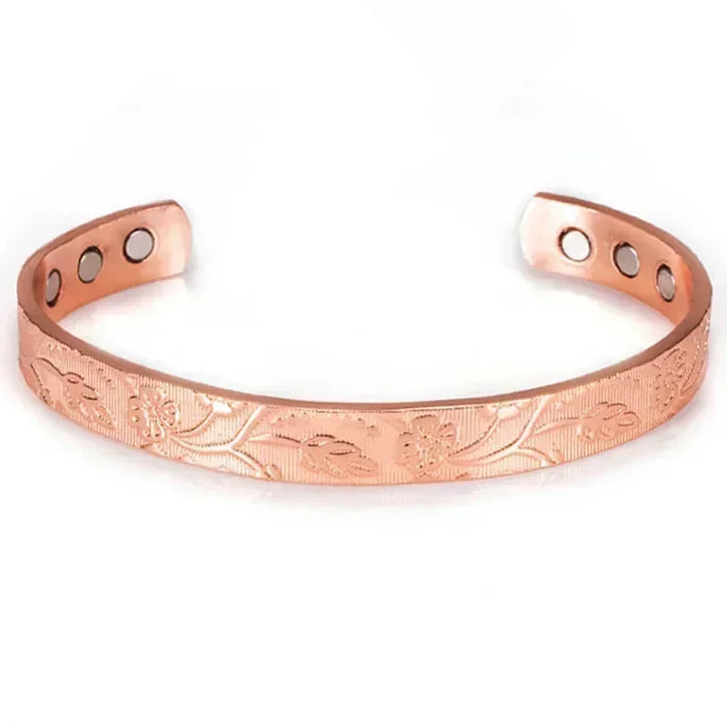 Pure Copper Magnetic Bracelet Men Arthritis Adjustable Magnets Women Cuff Therapy Health Energy Bangles Dropshipping / Wholesale