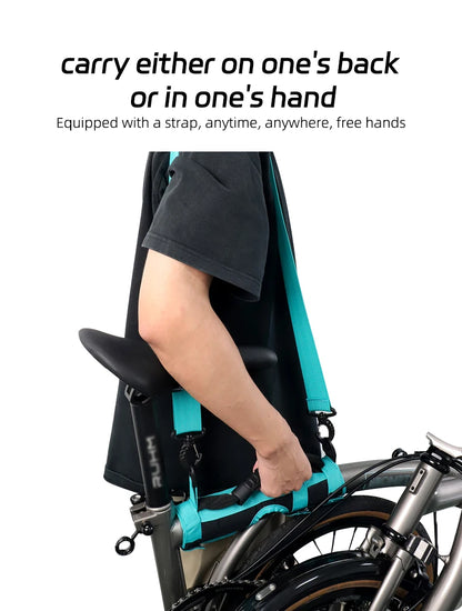 Folding Bicycle Carrier Handle Hand Grip For Brompton Cycling Bicycle Frame Carry Shoulder Strap Bicycle Accessories