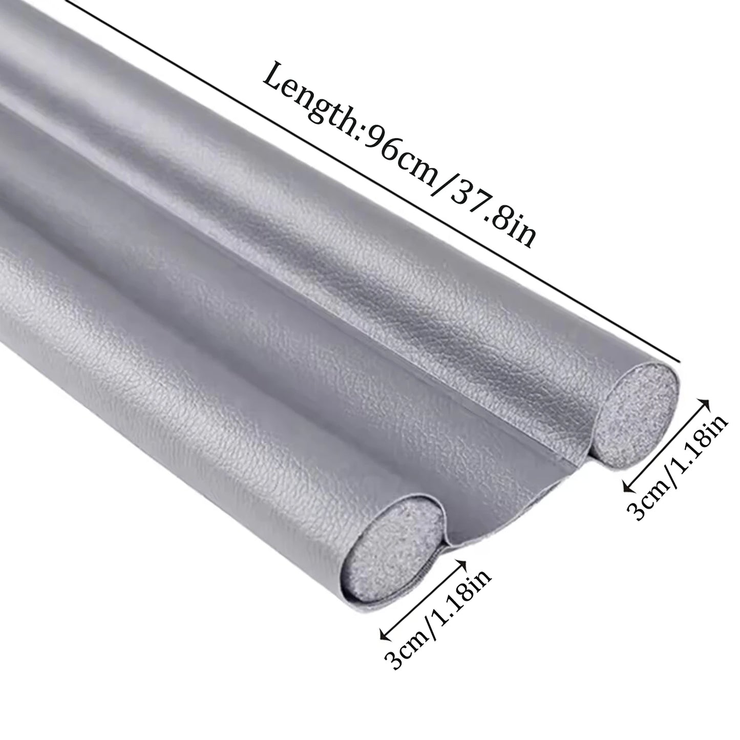 Windproof Seal Strip Draught Excluder Stopper Door Bottom Guard Double Protector Doorstop Dust-proof Blocker Sealer Soundproof