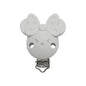 10pcs Silicone Cartoon Pacifier Clips Food Grade Silicone DIY Baby Teether Toy Necklace Pacifier Chain Dummy Clips