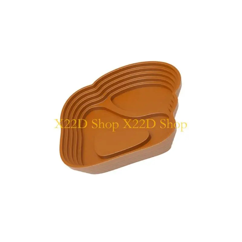 X22D Natural Reptiles Bathing Bowl Plastic Multiple Step Design Soaking Pool with Ramps For Turtles Feeding Habitat
