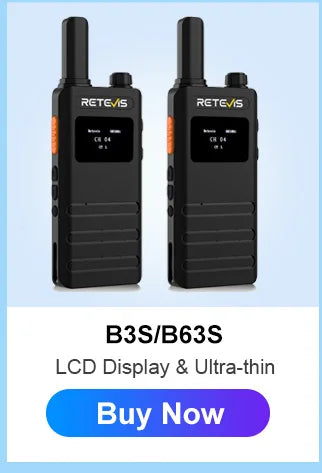 Retevis RT622 Mini Walkie Talkie 4 Pcs Walkie-talkies PMR446 FRS Portable Two Way Radio Communication Radio for Restaurant Hotel