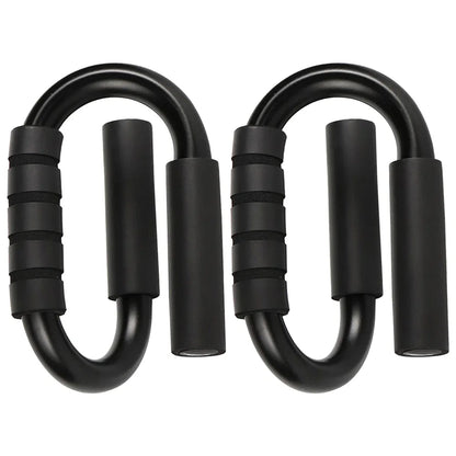 S-Type Push Up Support Anti-Skid Foam Handle Thickened Steel Pipe Household Fitness Equipment Pectoral Muscle Training Equipment