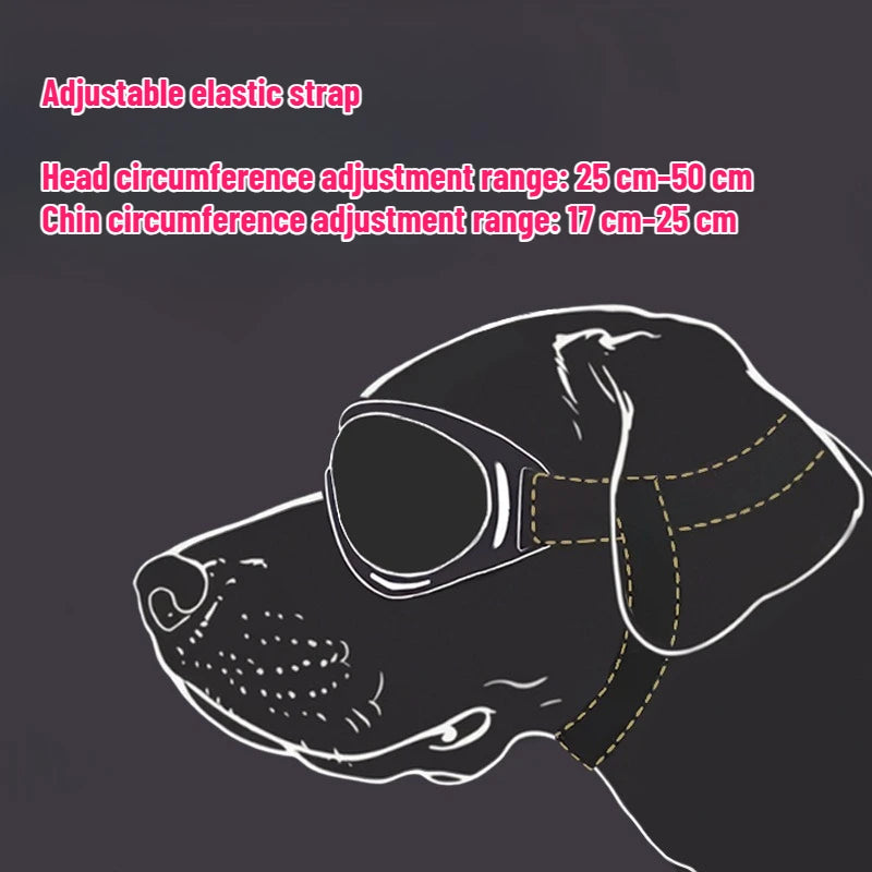 Wind Resistant Waterproof Pet Eye Protection Goggles Lightweight Cute Decor Glasses for Dogs & Maine Coon Cats Bike Car Travel