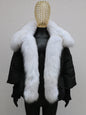 2024 Winter Women Warm Coat Oversized Real Fox Fur Collar Thick Luxury Outerwear New Fashion 90% Goose Down Jacket