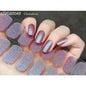 16/18/20Tips Semi-Cured Gel Nail Strips Adhesive Full Cover Stickers for Nails UV Lamp Need Press On Nails Fashion Manicure