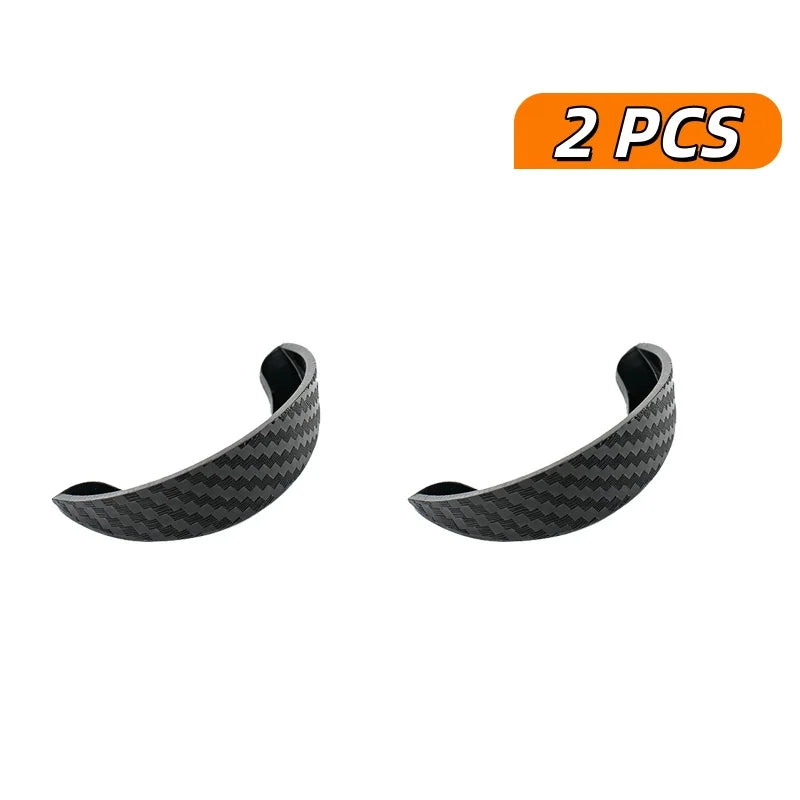 Car Reversing Camera Rain Cover Car Rear Camera Rain Cover Carbon Fiber Pattern Car Rear View Camera Protection Trim Dust Shield