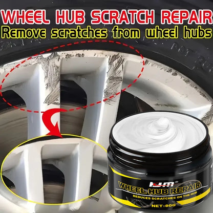 Automobile Hub Scratch Repair Paste, Aluminum Alloy Wheel Rim Chrome Restoration Agent, Tire and Hub Scratch Restoration Paint