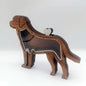 Personalized Dog Hair Memorial Box Creative Custom Name Wooden Pet Hair Keepsake Container Pet Memorial Gift for Dog Owners